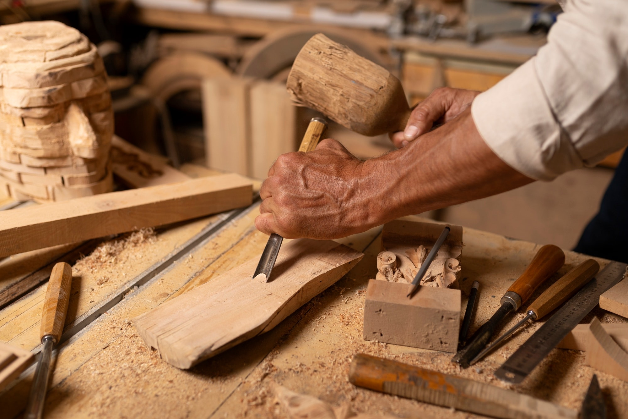 L'artisan au travail